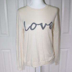 GAP “Love” Long Sleeve Sweater
